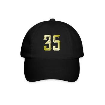 Symbole numérique 35 - Casquette classique - noir/noir - Devant