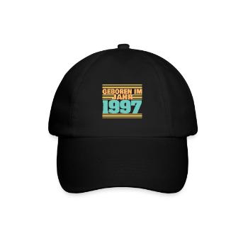 1997 - Baseballkappe - Schwarz/Schwarz - Vorne