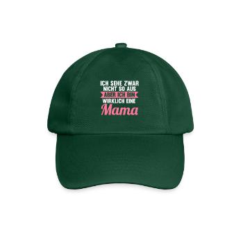 Mutter Mama - Baseballkappe - Flaschengrün - Vorne