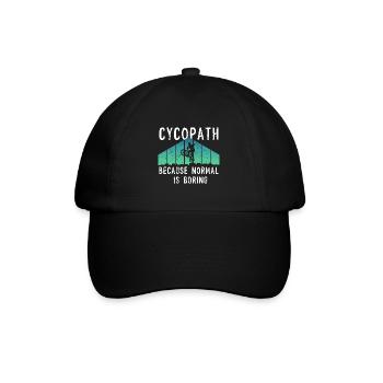 Cycopath - Baseballkappe - Schwarz/Schwarz - Vorne