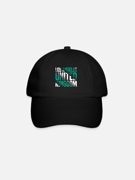 Los Angeles - Baseballkappe - Schwarz/Schwarz