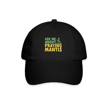 Mante religieuse, collectionneur d’insectes, entomologiste - Casquette classique - noir/noir - Devant