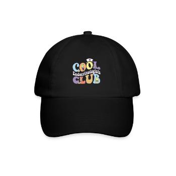 Cool Endocrinologists Club Endocrinology Squad - Baseball Cap - black/black - Front