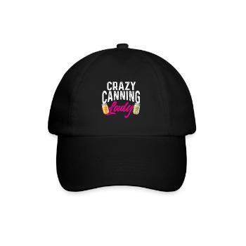 Mise en conserve, mise en conserve, mise en conserve, conservation des aliments - Casquette classique - noir/noir - Devant