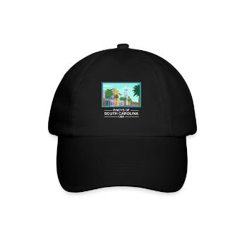 South Carolina Fil-Am Design for Proud Pinoys - Baseball Cap - black/black - Front