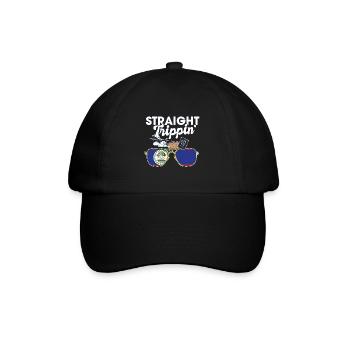 Straight Trippin' Belize Vacation Tour Travel - Baseball Cap - black/black - Front