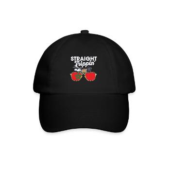 Straight Trippin' Morocco Vacation Tour Travel - Baseballkappe - Schwarz/Schwarz - Vorne