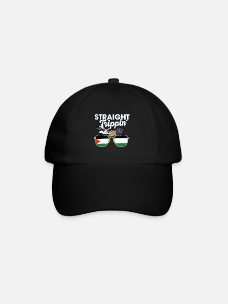 Straight Trippin' Palestine Vacances Tour Voyage - Casquette classique - noir/noir