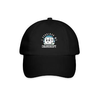Gastro-entérologie Endoscopie Coloscopie - Casquette classique - noir/noir - Devant