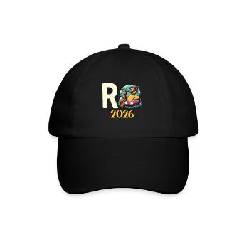 Rentner Geschenk Rente 2026 Ruhestand - Baseballkappe - Schwarz/Schwarz - Vorne