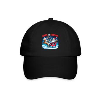Des chevaux pour tous Des chevaux festifs pour tous - Casquette classique - noir/noir - Devant