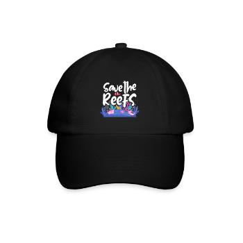 Save The Reefs Marine Protection Scuba Diving - Baseball Cap - black/black - Front