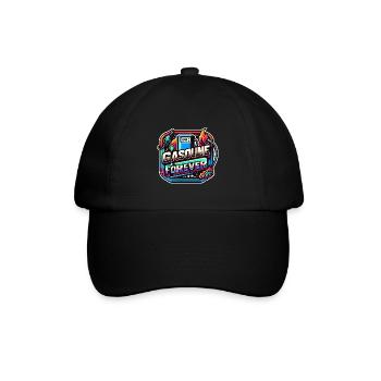 Gasoline Forever 17 - Baseballkappe - Schwarz/Schwarz - Vorne