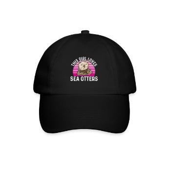 Loutre de mer - Casquette classique - noir/noir - Devant