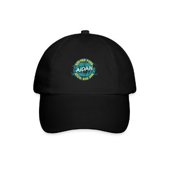 Aidan as Father's Day - Baseball Cap - black/black - Front