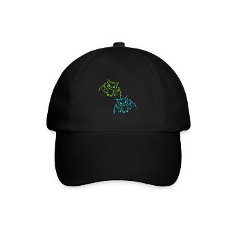 Halloweenj Chauves-souris Enfants Enfant - Casquette classique - noir/noir - Devant