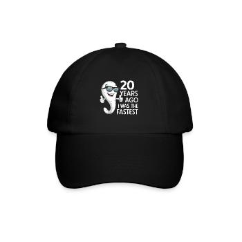 Il y a 20 ans, j’étais le plus rapide - Lustiger Spruch - Casquette classique - noir/noir - Devant