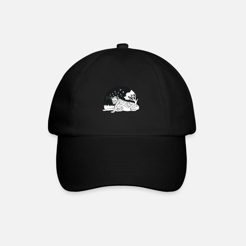 hyène - Casquette classique - noir/noir