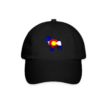 Colorado Colorado Hemd Colorado Liebhabergeschenk - Baseballkappe - Schwarz/Schwarz - Vorne