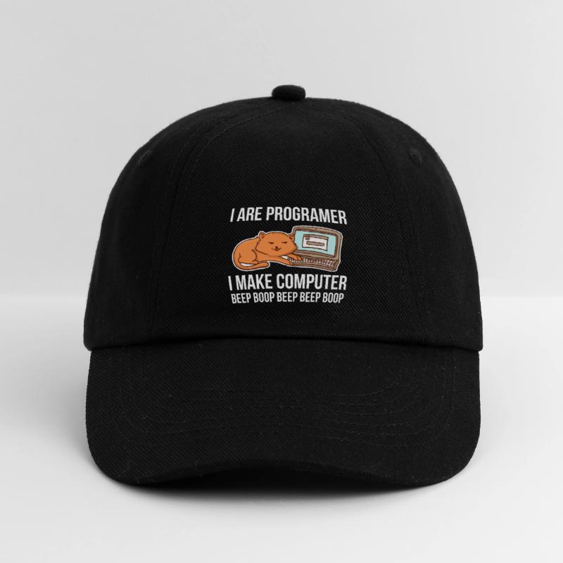 Programmeur-chat-humour pour coder et Casquette classique