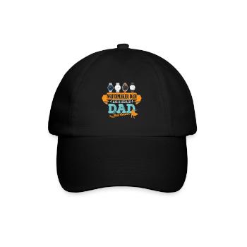 Uhrmacher Vater cooler Papa - Baseballkappe - Schwarz/Schwarz - Vorne