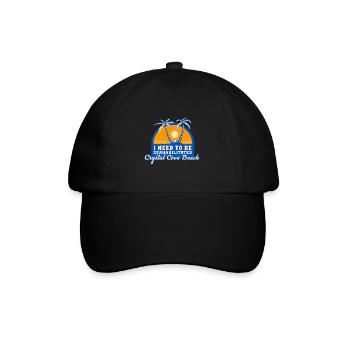 J’ai besoin d’être séahabilité Crystal Cove Beach - Casquette classique - noir/noir - Devant