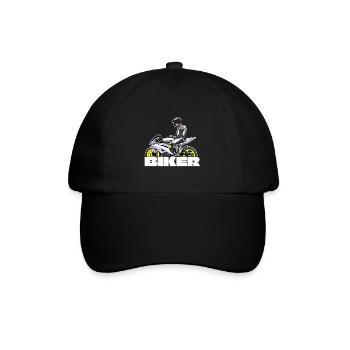 Motorcycle Lifestyle / Motorcycle / Motorcycles biker - Baseball Cap - black/black - Front