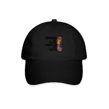 Spanisch Spanien Spanische Wurzeln Geschenk - Baseballkappe - Schwarz/Schwarz - Vorne