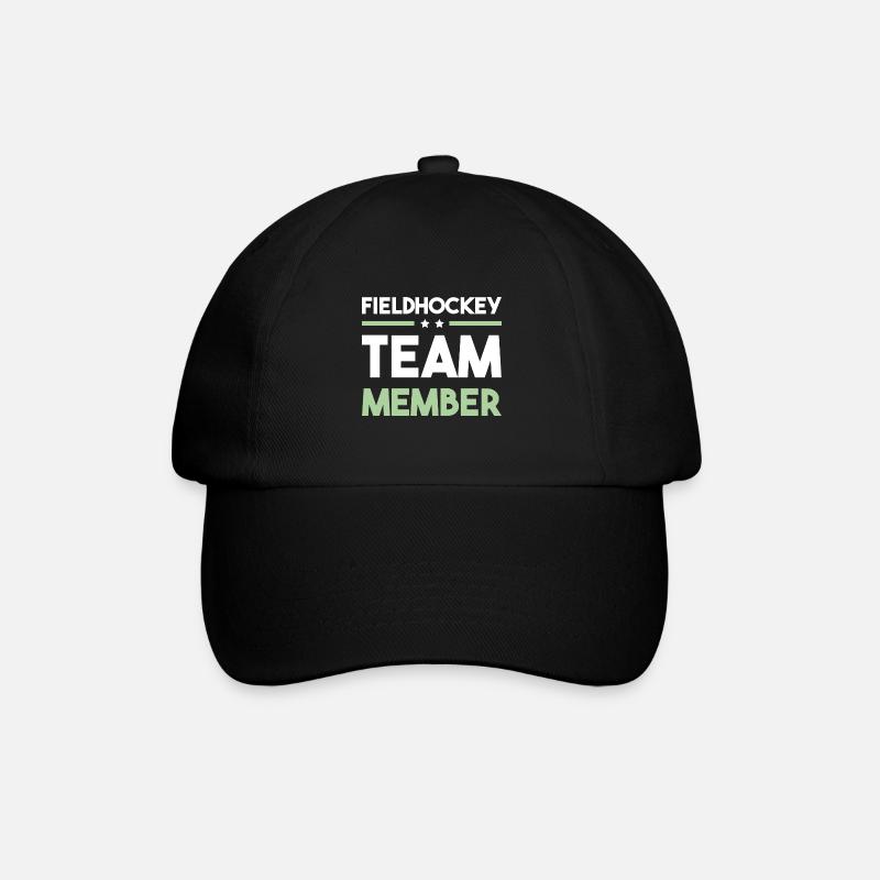 Équipe de hockey sur gazon - Casquette classique - noir/noir
