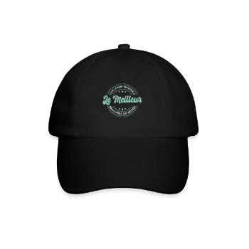 Le Meilleur Beau-Père Du Monde - Casquette classique - noir/noir - Devant