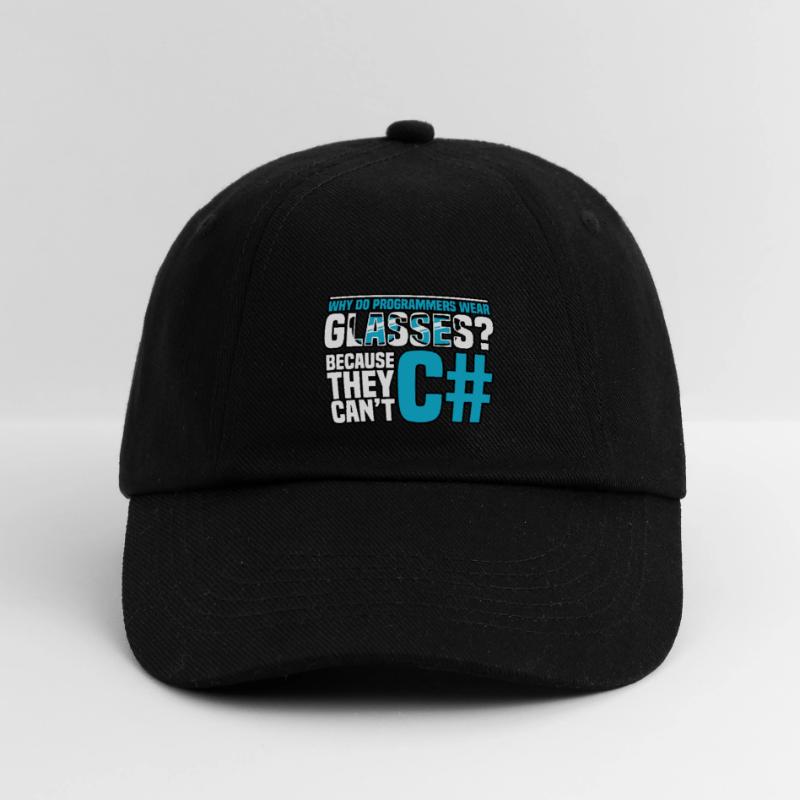Programming Why do programmers wear glasses Baseball Cap