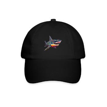 Hai - Baseballkappe - Schwarz/Schwarz - Vorne