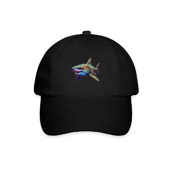 Hai - Baseballkappe - Schwarz/Schwarz - Vorne