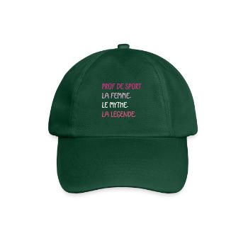 prof de sport - Casquette classique - vert bouteille - Devant