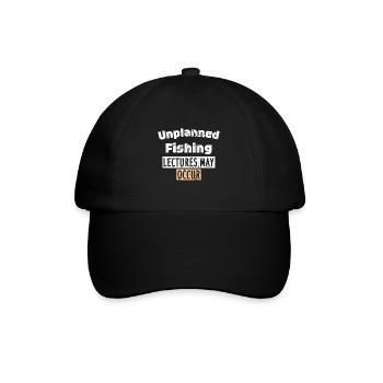 Des conférences sur la pêche non planifiées peuvent avoir lieu - Casquette classique - noir/noir - Devant
