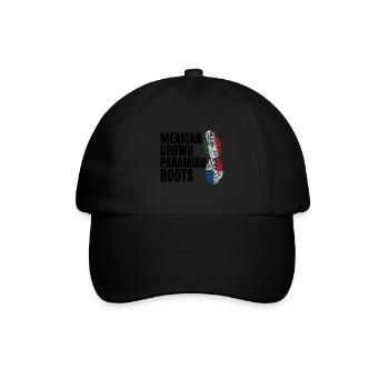 Anime & Ramen Anime Ramen Geschenk - Baseballkappe - Schwarz/Schwarz - Vorne