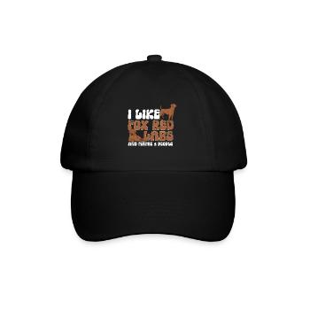 Foxred Labrador Fox Red Labrador Retriever - Baseball Cap - black/black - Front