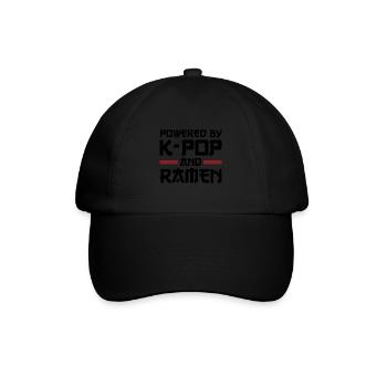 Südkorea k-pop Südkorea Geschenk - Baseballkappe - Schwarz/Schwarz - Vorne