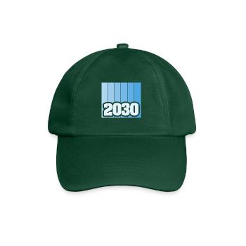 Number 2030 - Baseball Cap - bottle green - Front