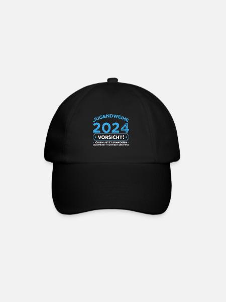 Jugendweihe 2024 Jugend Jugendweihe Feier 2024 Ges - Baseballkappe - Schwarz/Schwarz