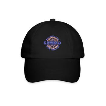 Conrad comme prénom - Casquette classique - noir/noir - Devant