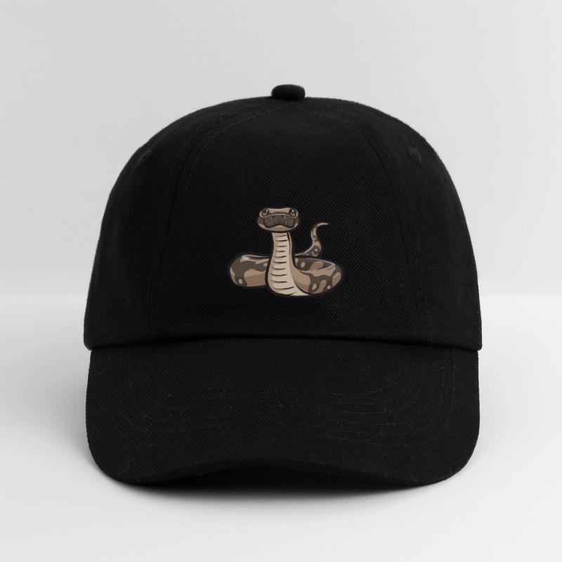 Ball Python Schlange Königspython Baseballkappe