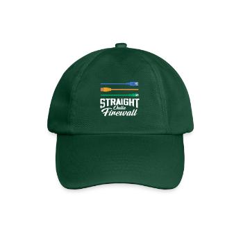 Straight Outta Firewall System Network - Baseball Cap - bottle green - Front