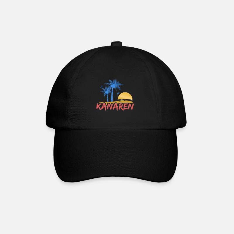 Canary Islands Beach - Baseball Cap - black/black