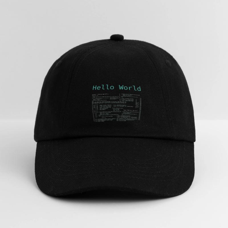 Hello World - Computer Pr... Programmeur & Nerd Casquette classique