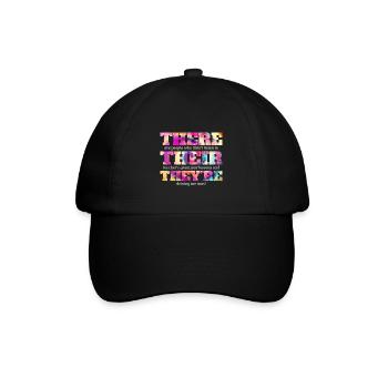 English Teacher Gifts English Class Grammar - Baseball Cap - black/black - Front