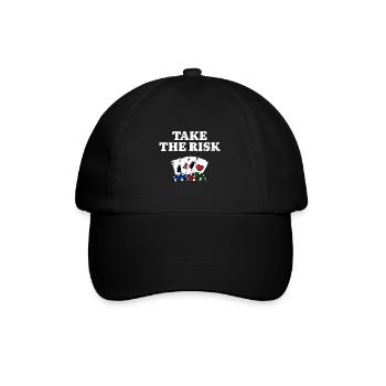 Prenez le risque Joueur de poker De hasard Joueur de poker - Casquette classique - noir/noir - Devant