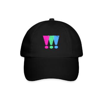 LGBT Rainbow Gay Pride Homo Lesbian Gay - Baseball Cap - black/black - Front