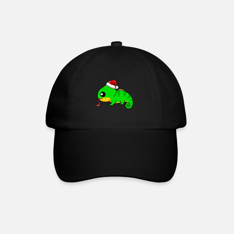 Caméléon Comic Christmas - Casquette classique - noir/noir