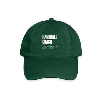 Handball Trainer Handballer - Baseballkappe - Flaschengrün - Vorne